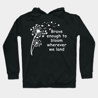 Brave Enough To Bloom, Month of the Military Child 2021 Hoodie